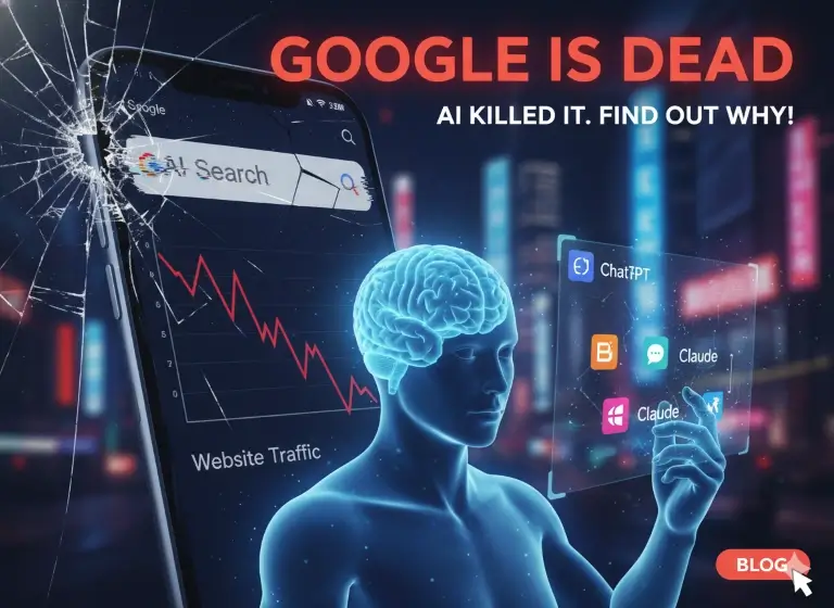 Website Traffic Dropped Because People Use AI Instead of Google Now