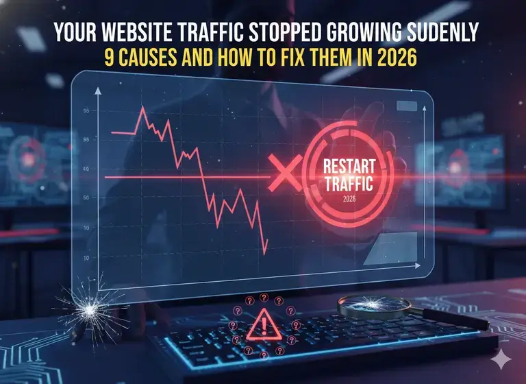 Website Traffic Stopped Growing Suddenly