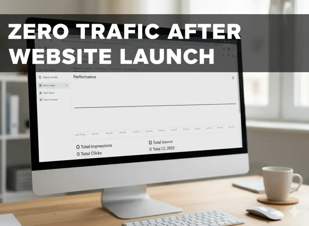 zero traffic after website launch shown in Google Search Console with flat impressions graph » Ajitkumar Gupta Zero traffic after website launch shown in Google Search Console with flat impressions graph